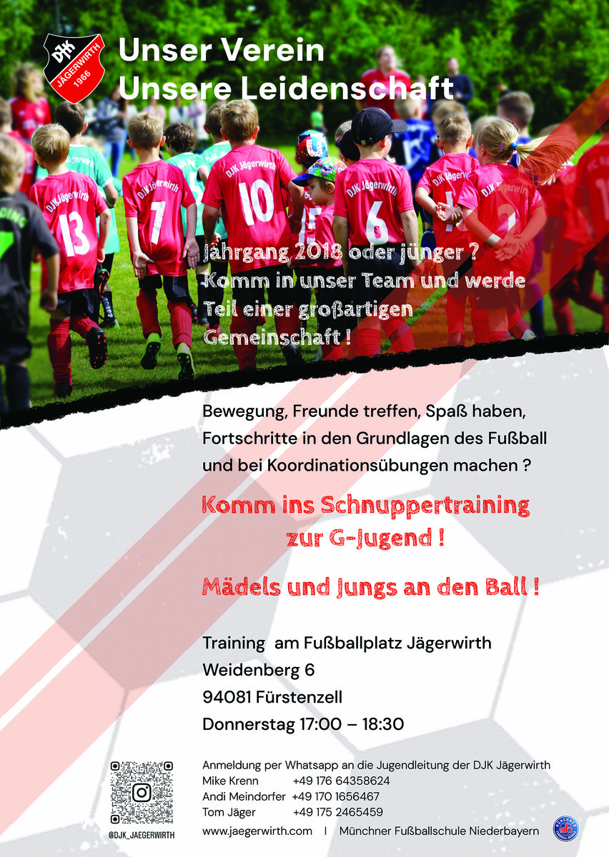 2025 04 11 Plakat G Jugend DRAUßEN